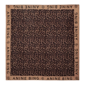 Anine Bing Eliza Sarong, Tan & Brown Leopard